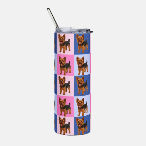 Custom Checkered Tumbler