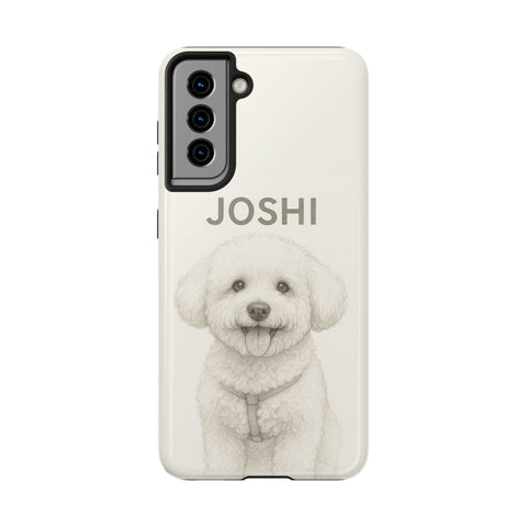 Custom Pet Pencil Drawing Though Phone Case