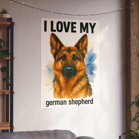 Custom "I love My" Breed Poster