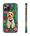Custom Whimsical Pet Portrait Phone Case — personalised pet phone case — Petunia Woof
