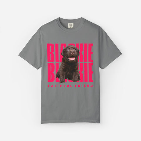 Billboard Custom Pet T-Shirt | Pink Font