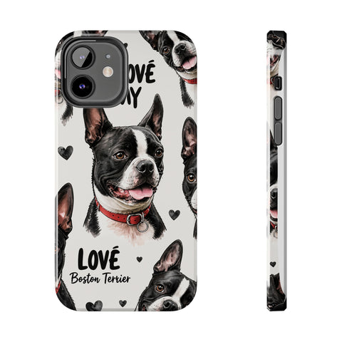 Custom Love My Pet Phone Case — personalised pet phone case — Petunia Woof