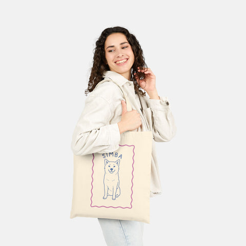 Custom Drawing Canvas Tote Bag