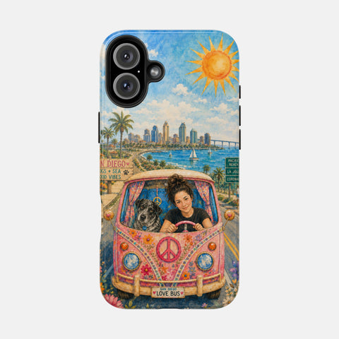 Custom San Diego Sunshine Ride Phone Case