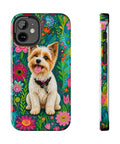 Custom Whimsical Pet Portrait Phone Case — personalised pet phone case — Petunia Woof