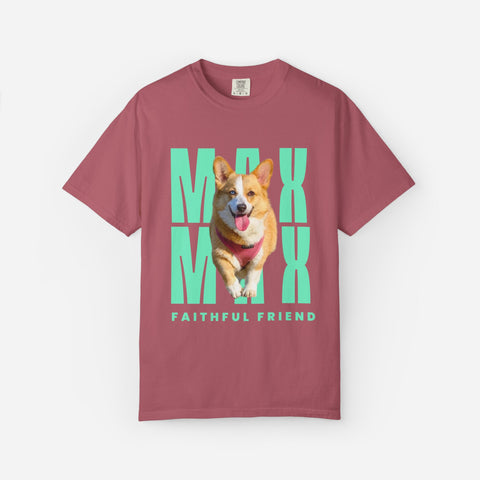 Billboard Custom Pet T-Shirt | Mint Font