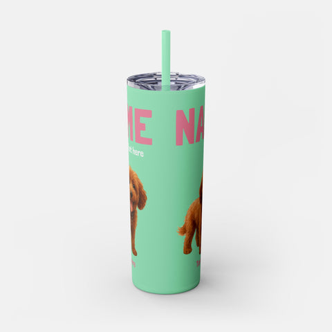 Custom Pet Skinny Tumbler