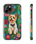 Custom Whimsical Pet Portrait Phone Case — personalised pet phone case — Petunia Woof