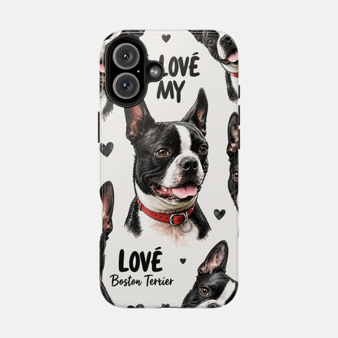 Custom Love My Pet Phone Case