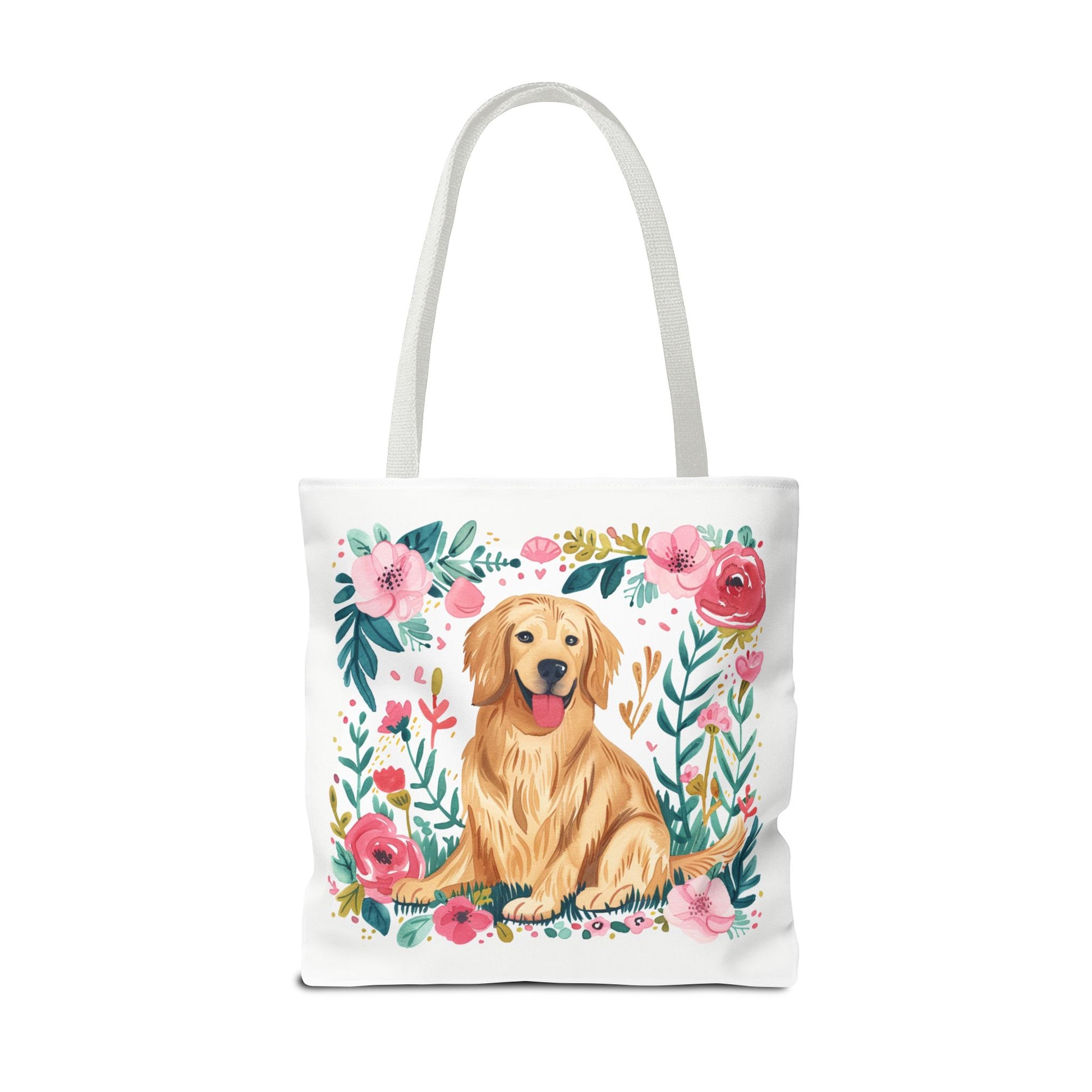 Cute Golden Retriever Tote Bag - Golden Retriever Lovers Perfect Gift - Petunia Woof