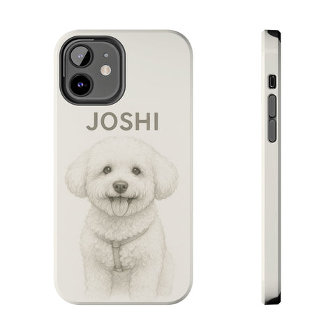 Custom Pet Pencil Drawing Though Phone Case