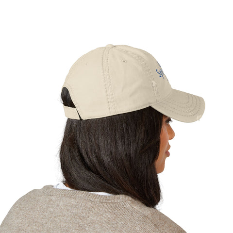 Custom Distressed Embroidered Hat