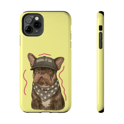 Custom Vibrant Pet Portrait Phone Case — personalised pet phone case — Petunia Woof