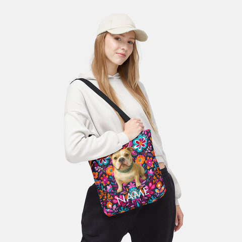 Custom Pet Portrait Tote Bag