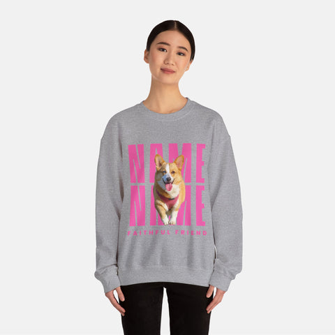 Custom Billboard Sweatshirt | Pink Font