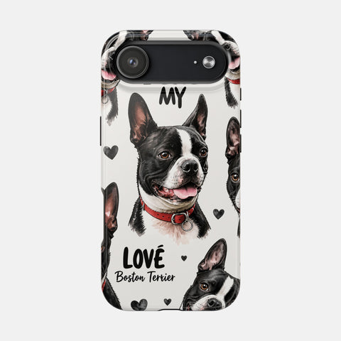 Custom Love My Pet Phone Case