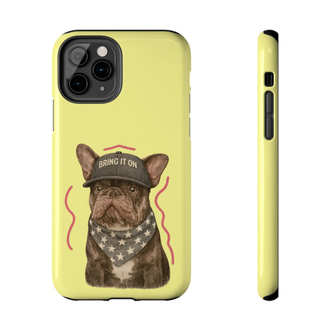 Custom Vibrant Pet Portrait Phone Case — personalised pet phone case — Petunia Woof