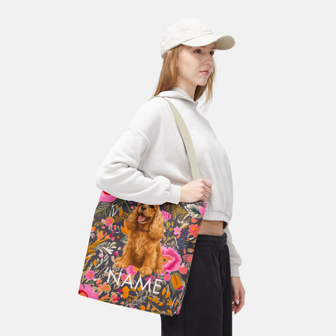 Custom Pet Portrait Tote Bag