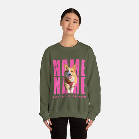 Custom Billboard Sweatshirt | Pink Font