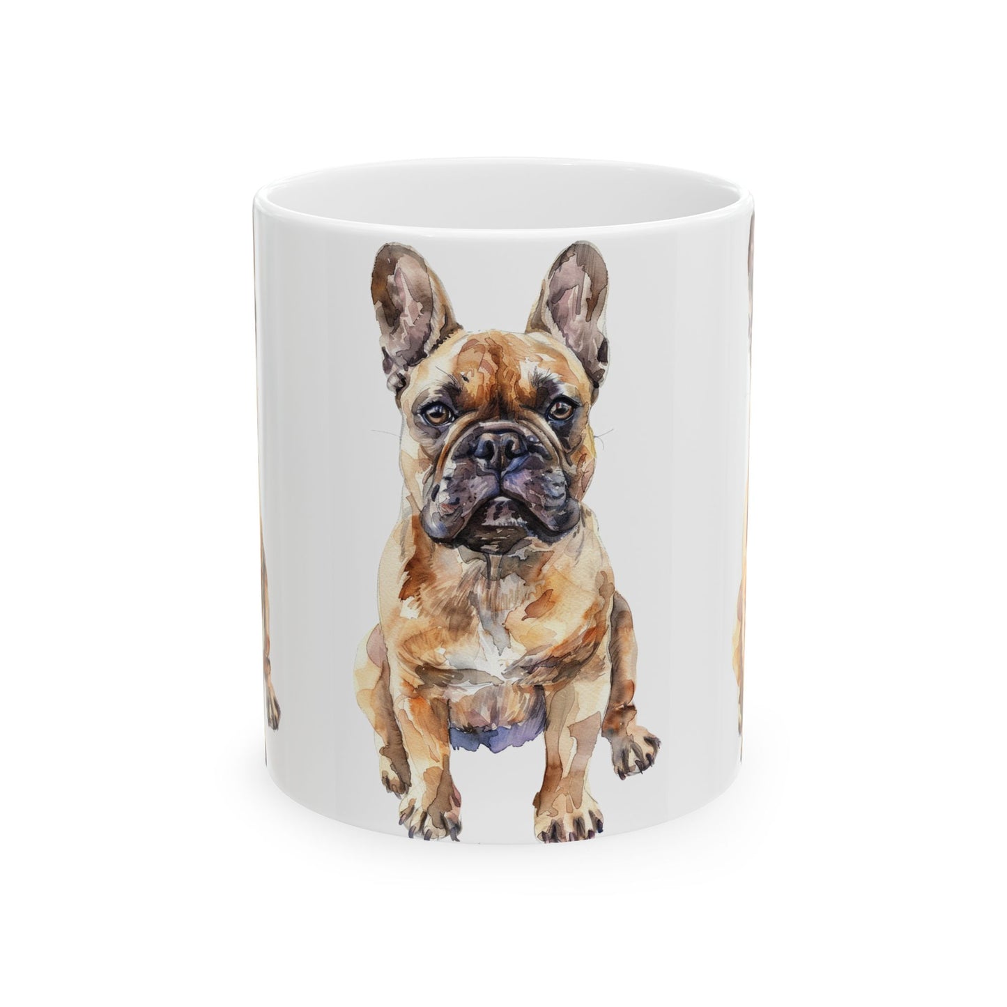 French Bulldog Ceramic Mug - Cute Dog Design, Perfect Gift for Pet Lovers - Petunia Woof