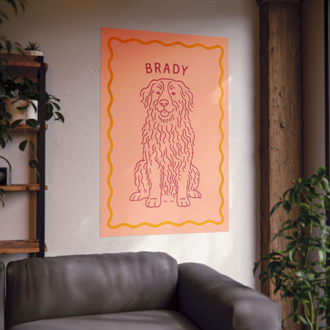 Custom Simple Drawing Poster