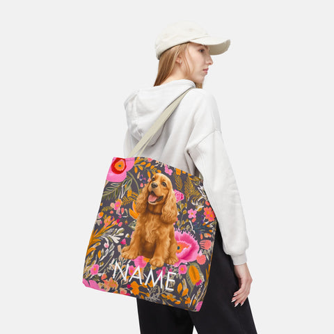 Custom Pet Portrait Tote Bag