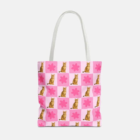 Custom Checkered Pet Tote Bag