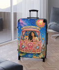 Custom dog photo suitcase — unique gift for dog moms — Petunia Woof