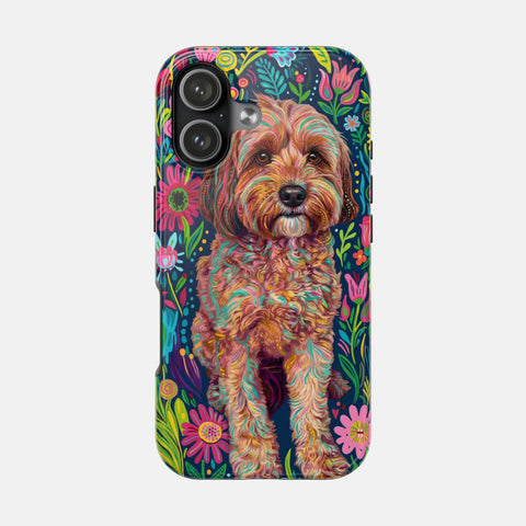 Custom Whimsical Pet Portrait Phone Case