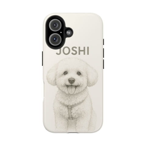 Custom Pet Pencil Drawing Though Phone Case