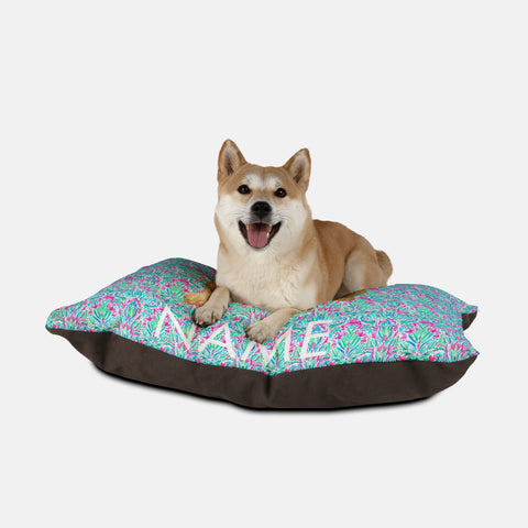 Custom Colorful Pattern Pet Bed