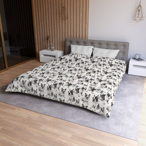 French Bulldog Pattern Duvet Cover