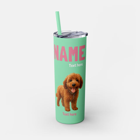 Custom Pet Skinny Tumbler