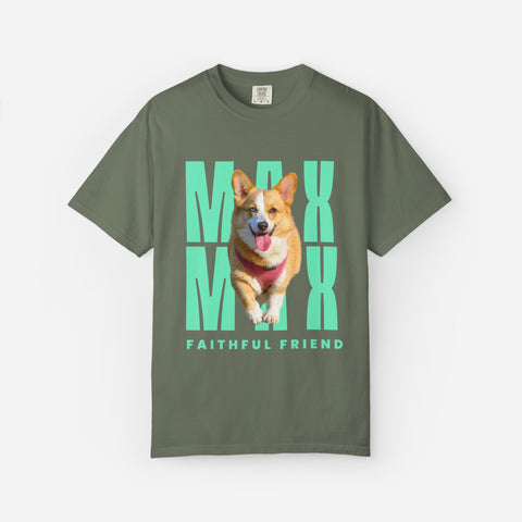 Billboard Custom Pet T-Shirt | Mint Font