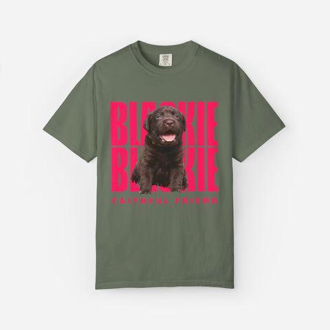 Billboard Custom Pet T-Shirt | Pink Font