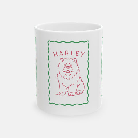 Custom Simple Drawing Pet Portrait Mug