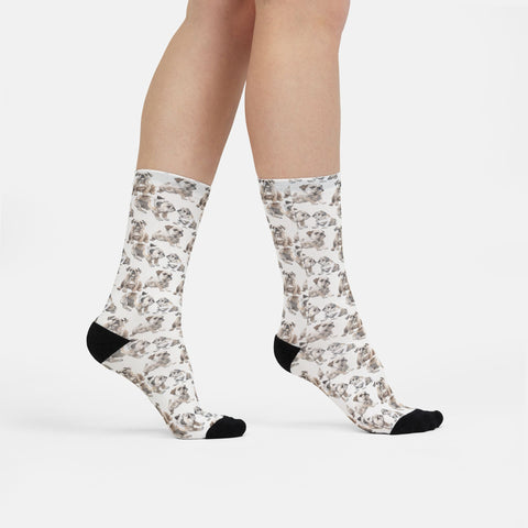 Bulldog Crew Socks