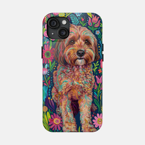 Custom Whimsical Pet Portrait Phone Case