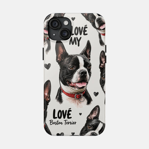 Custom Love My Pet Phone Case