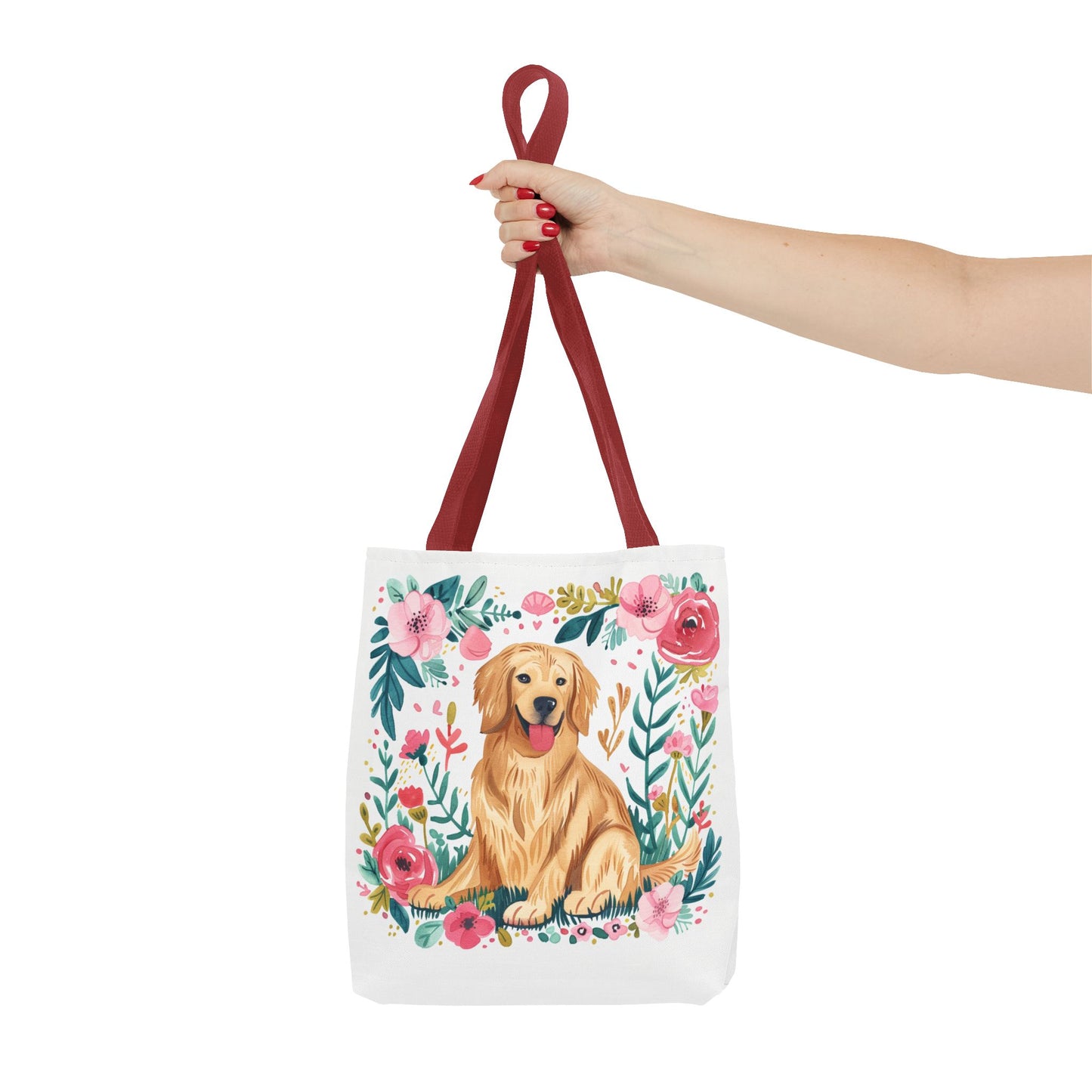 Cute Golden Retriever Tote Bag - Golden Retriever Lovers Perfect Gift - Petunia Woof