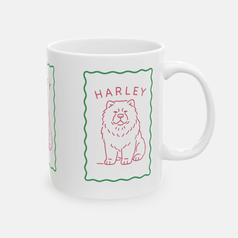 Custom Simple Drawing Pet Portrait Mug
