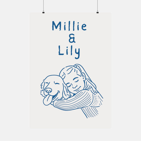 Custom Simple Drawing Poster