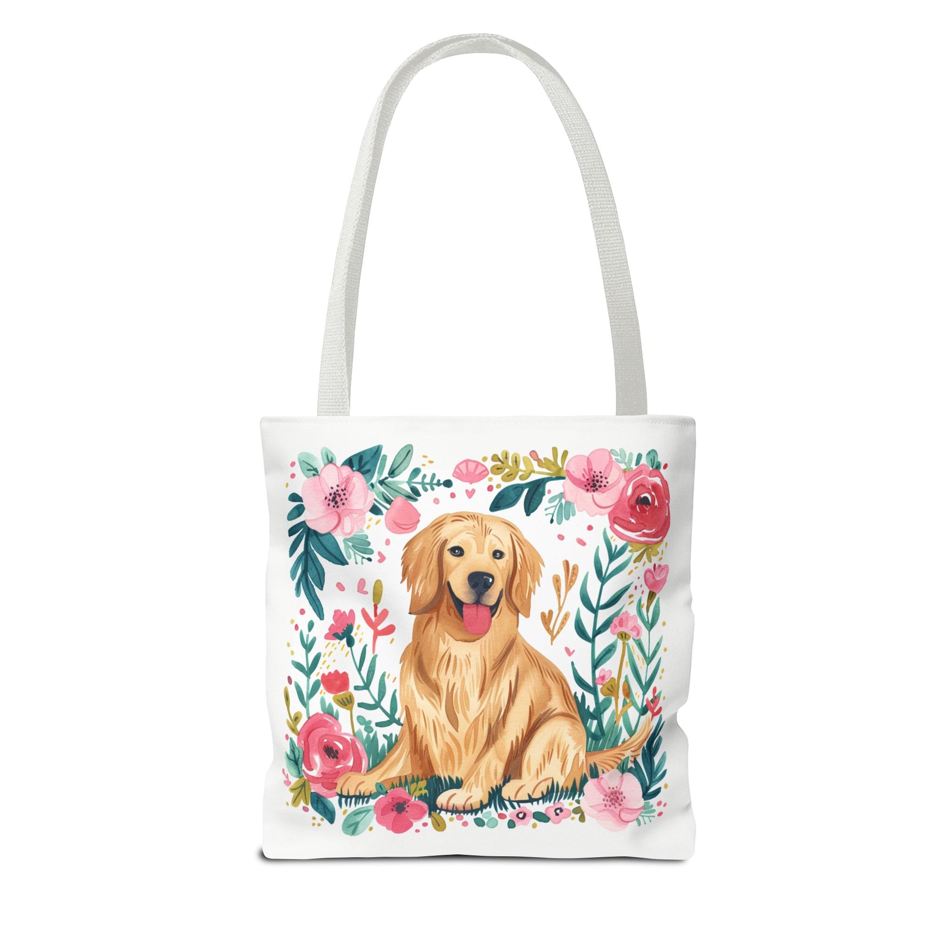 Cute Golden Retriever Tote Bag - Golden Retriever Lovers Perfect Gift - Petunia Woof