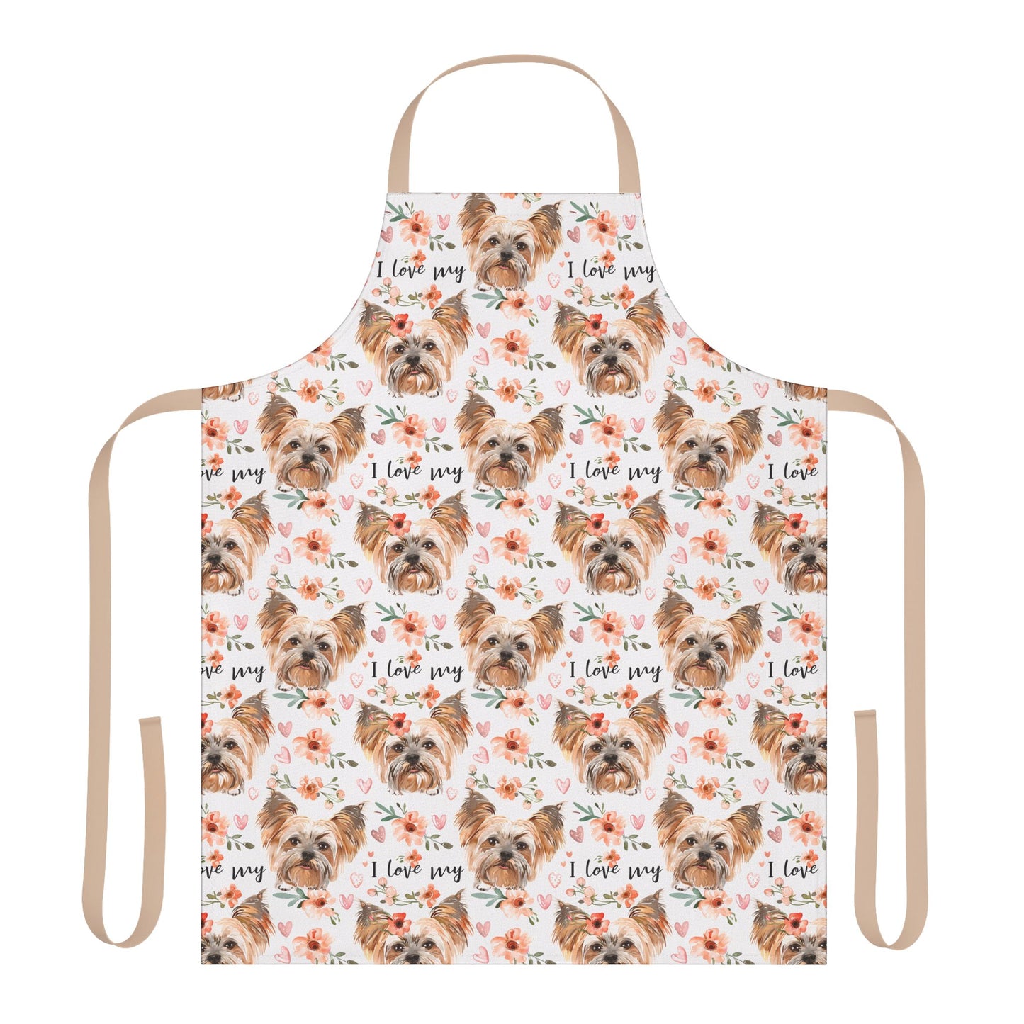 I Love My Yorkie Apron - Petunia Woof