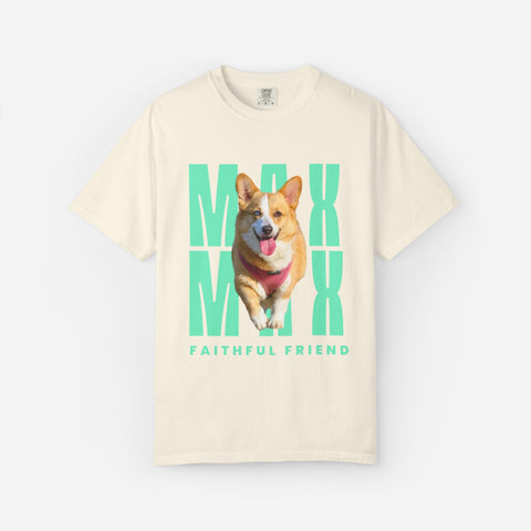 Billboard Custom Pet T-Shirt | Mint Font