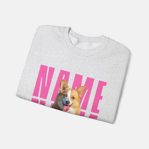 Custom Billboard Sweatshirt | Pink Font