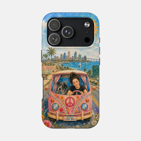 Custom San Diego Sunshine Ride Phone Case