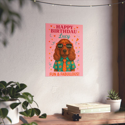 Custom Birthday Poster