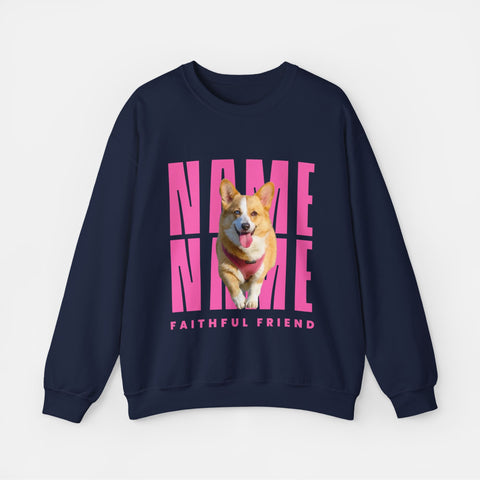 Custom Billboard Sweatshirt | Pink Font