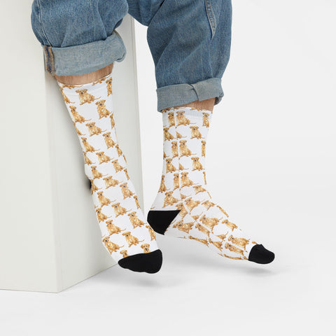 Labrador Pattern Socks